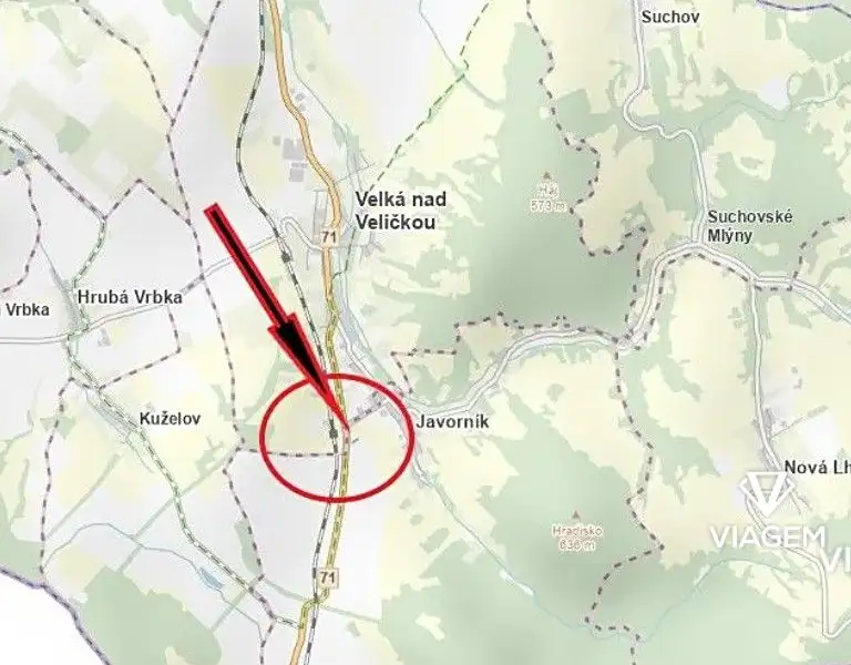 Prodej pole 1207 m², Javorník – náhled fotky 3