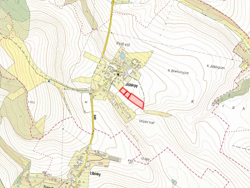 Prodej pole 11665 m², Chotiněves – náhled fotky 2