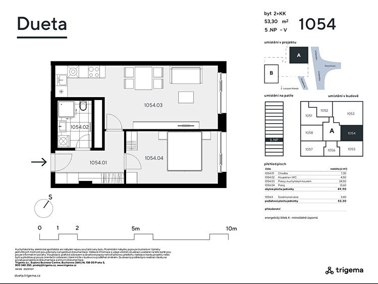 Prodej bytu 2+kk, 50 m² (3 z 12)