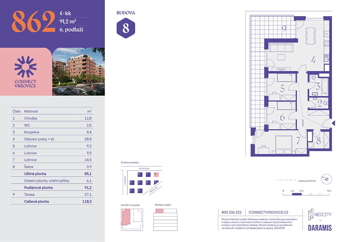 Prodej bytu 4+kk 85 m² – fotografie 4