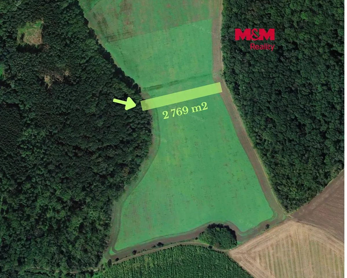 Prodej pole 2769 m²