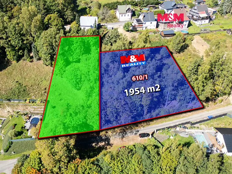 Prodej stavebního pozemku 1954 m², Kraslice – náhled fotky 1