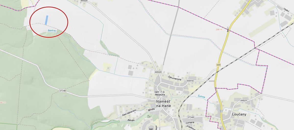 Prodej pole 4651 m²