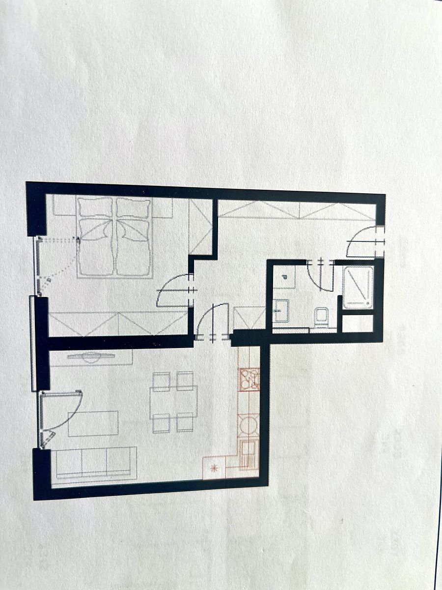 Pronájem bytu 2+kk 44 m² – fotografie 4