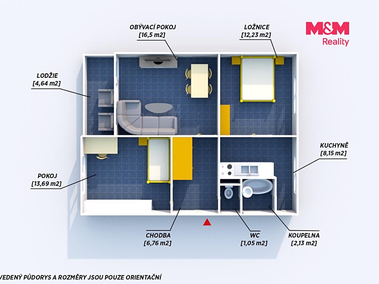 Wohnung 3+1 zum Kauf, 60 m² (7 von 22)