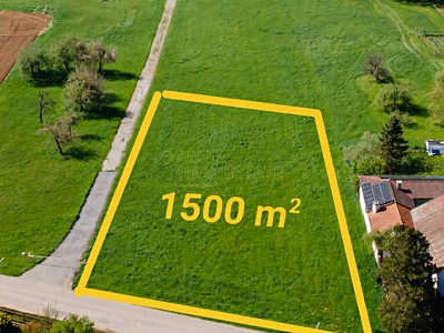 Prodej  stavebního pozemku 1 500 m²