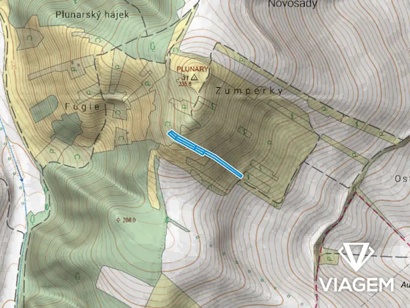 Prodej zahrady 2671 m², Klobouky u Brna – náhled fotky 3