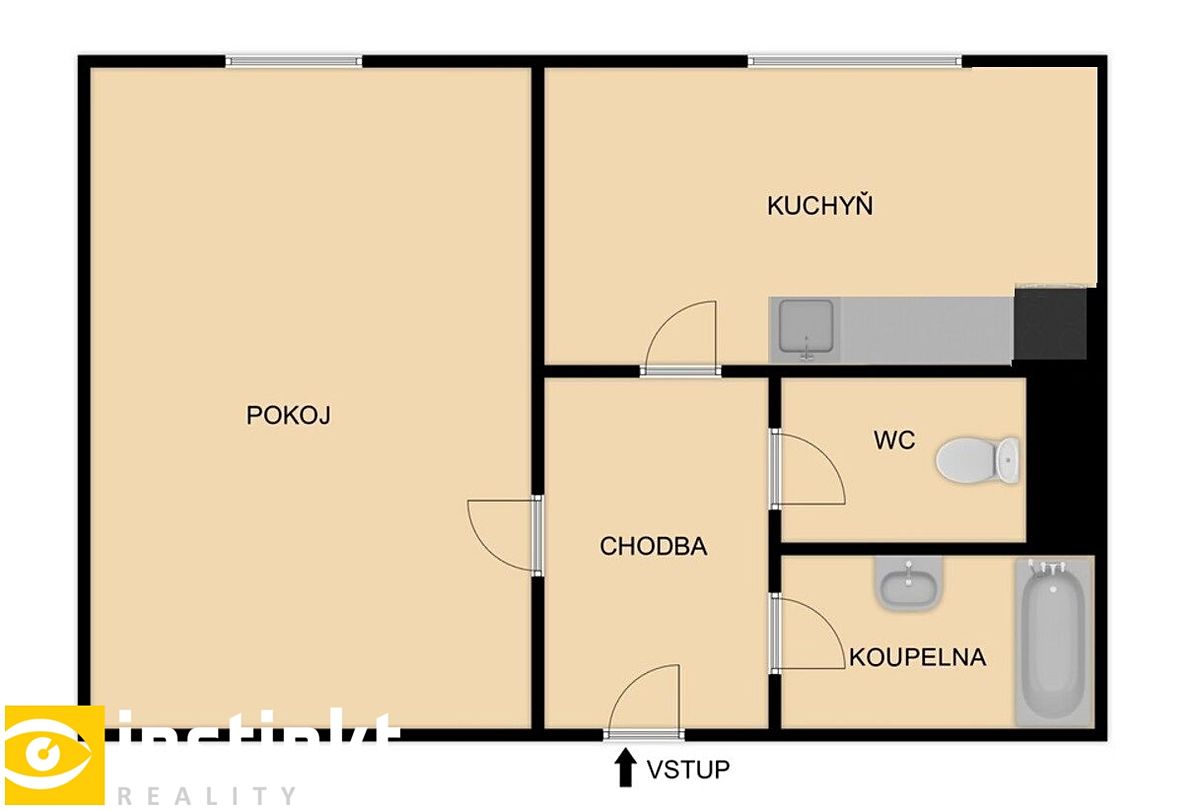 Prodej bytu 1+1 31 m² – fotografie 2