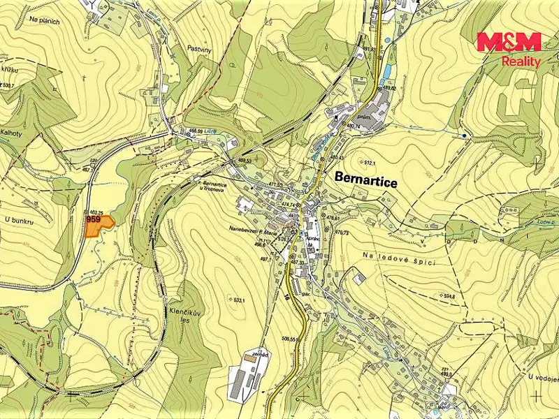Prodej louky 7104 m², Bernartice – náhled fotky 2