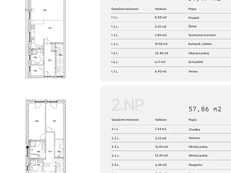 Prodej rodinného domu 126 m², pozemek 267 m², Vejprnice – náhled fotky 2