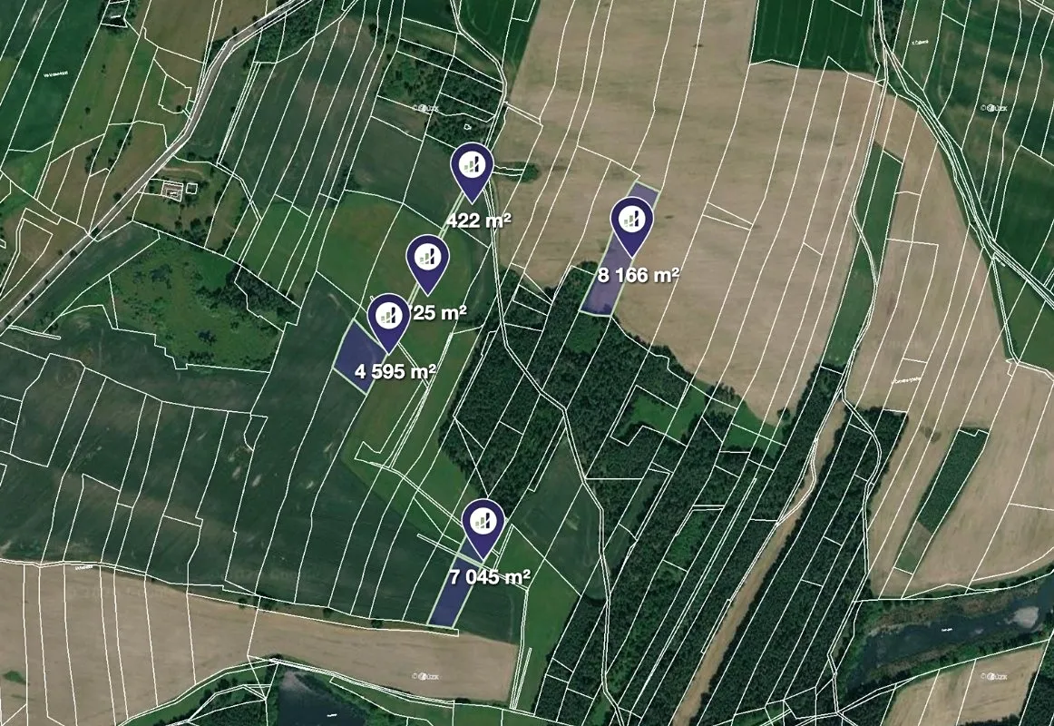 Prodej pole 22597 m²