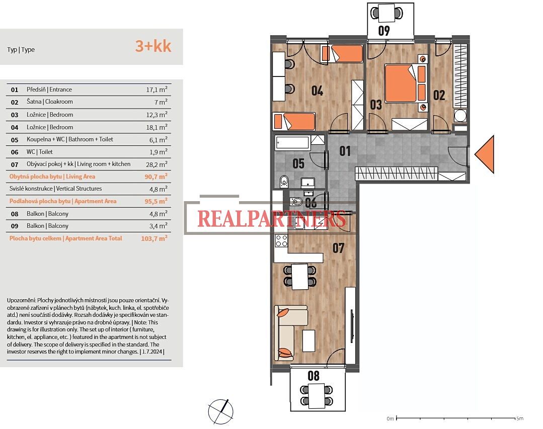 Prodej bytu 3+kk 104 m² – fotografie 2