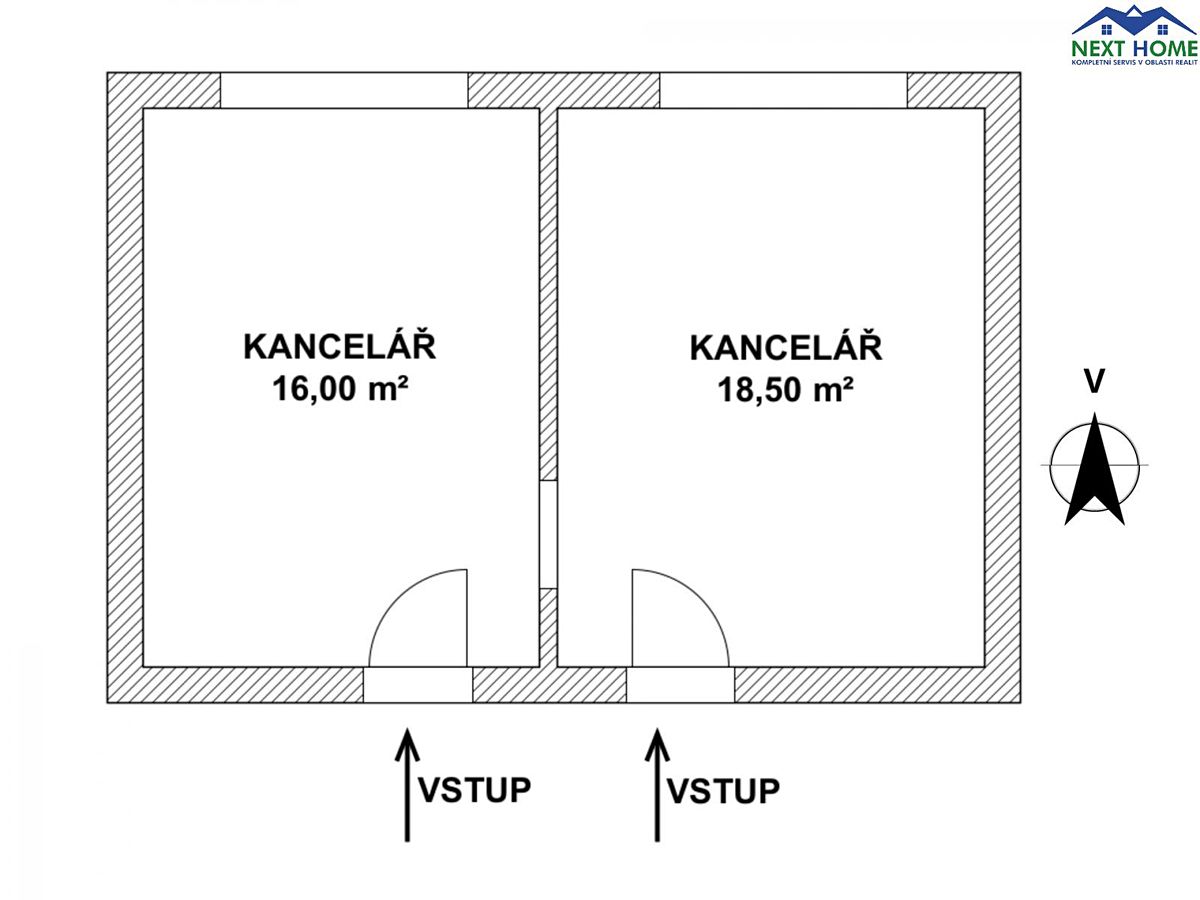 Pronájem kanceláře 34 m² – fotografie 2