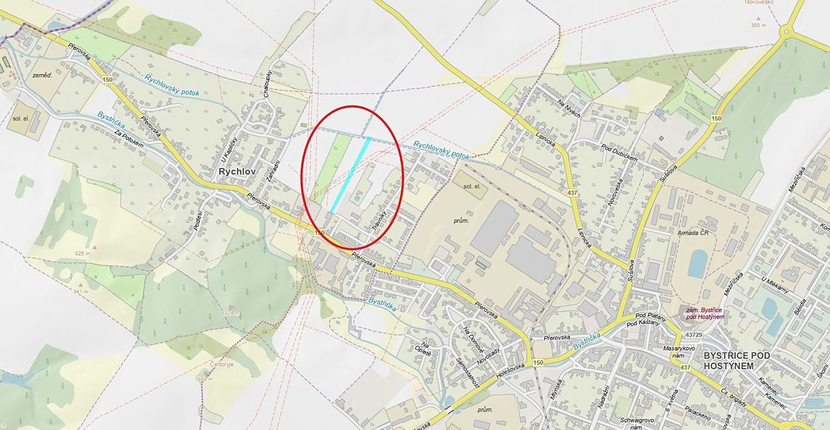 Prodej pole 3489 m²