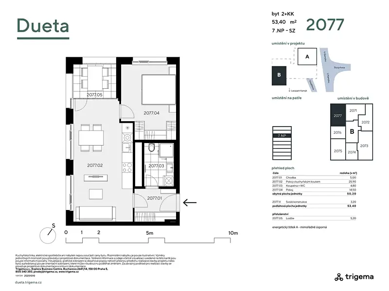 Prodej bytu 2+kk 50 m², Praha – náhled fotky 3