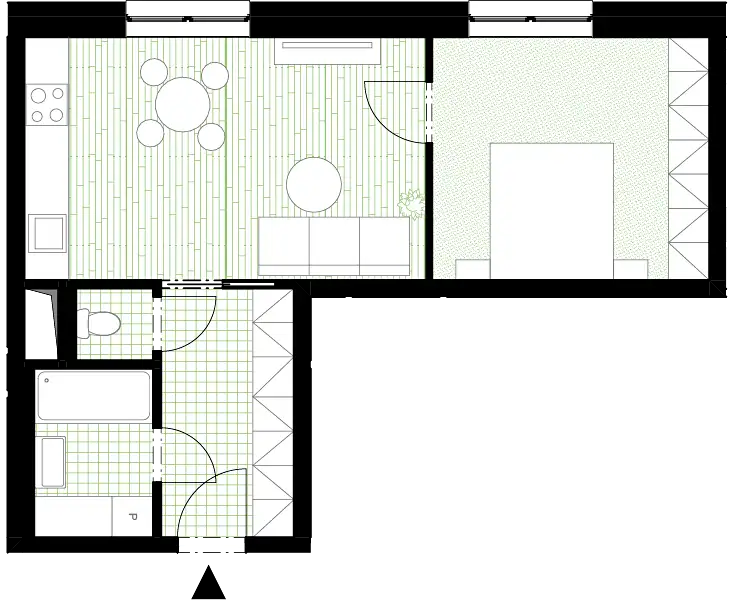 Prodej bytu 2+kk 50 m², Rychnov nad Kněžnou – náhled fotky 3