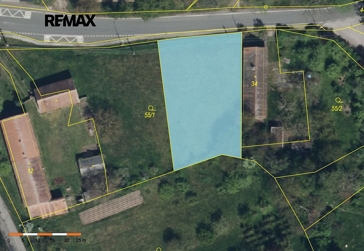 Prodej stavebního pozemku 1131 m²