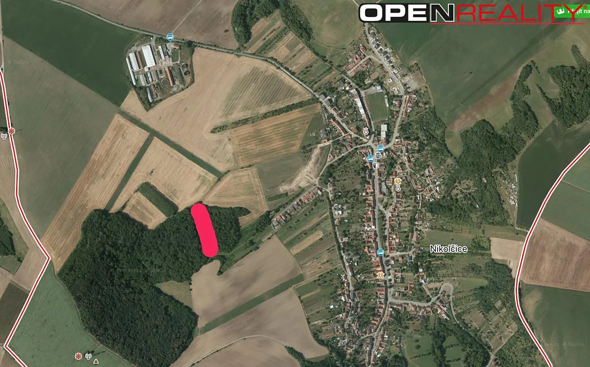 Prodej lesa 2950 m²