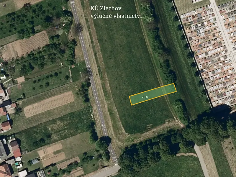 Prodej pole 2636 m², Boršice – náhled fotky 2