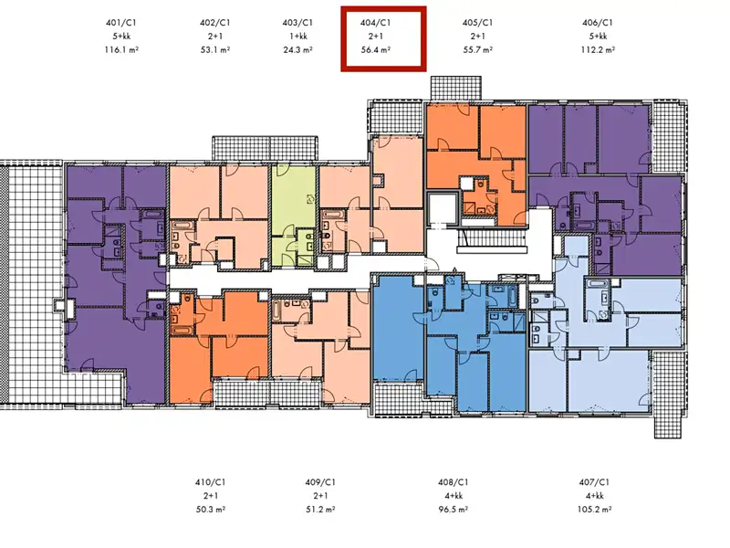 Prodej bytu 2+1 56 m², Praha – náhled fotky 3