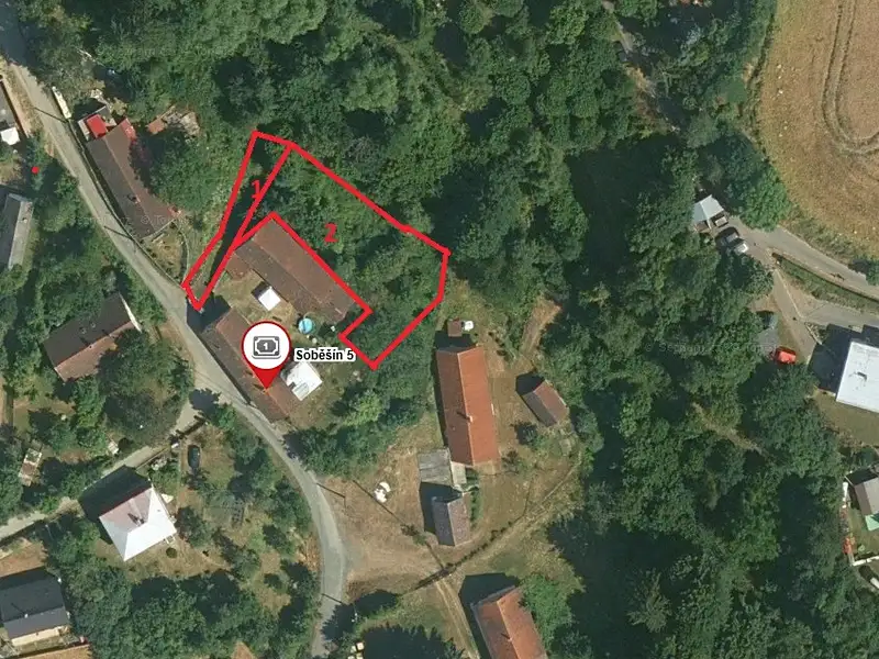 Prodej stavebního pozemku 1068 m², Soběšín – náhled fotky 1