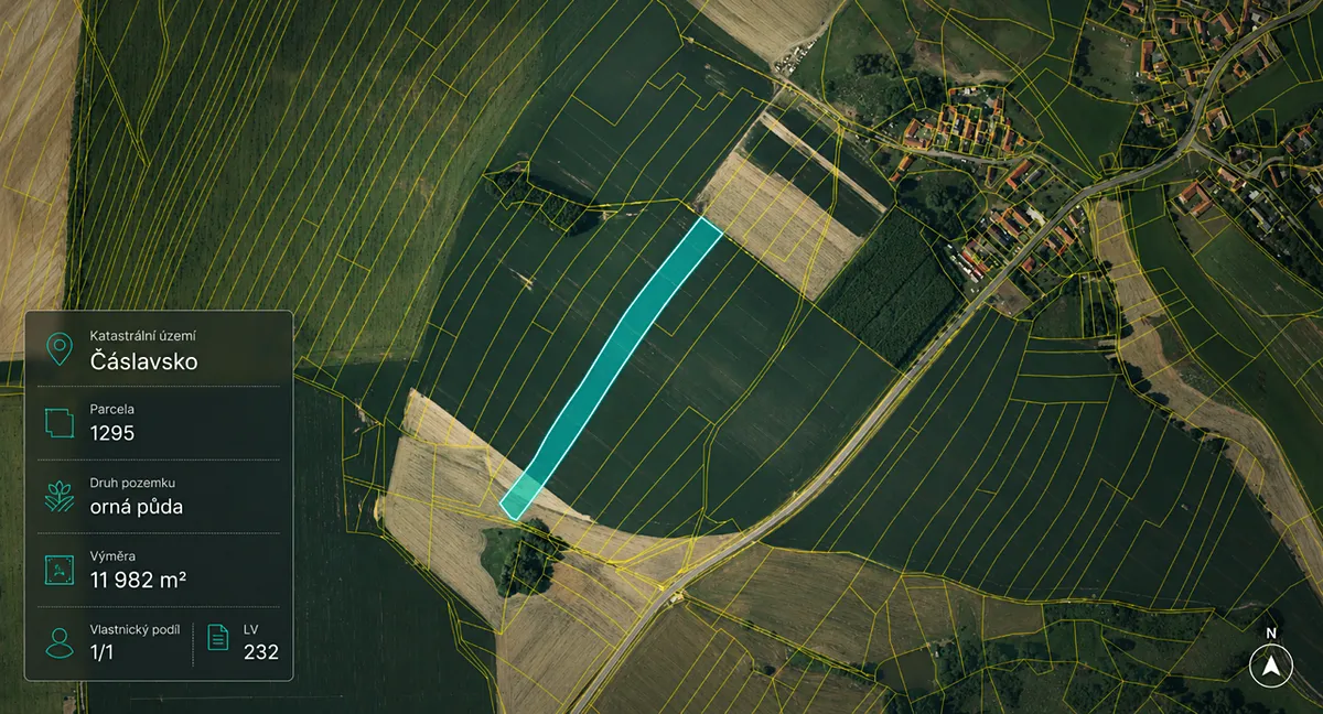 Prodej pole 11982 m²