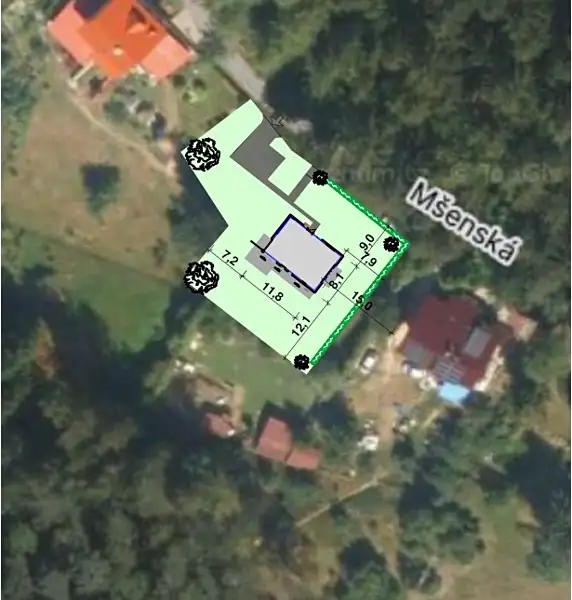 Prodej stavebního pozemku 965 m², Liberec – náhled fotky 2