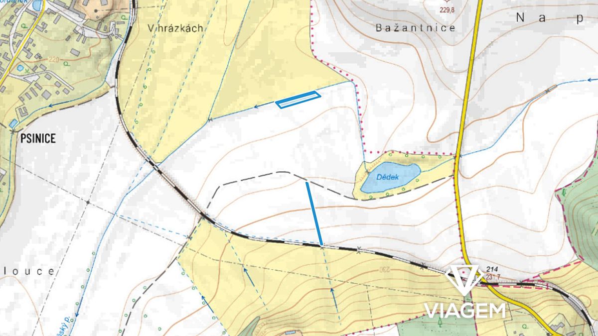 Prodej pole 2173 m²