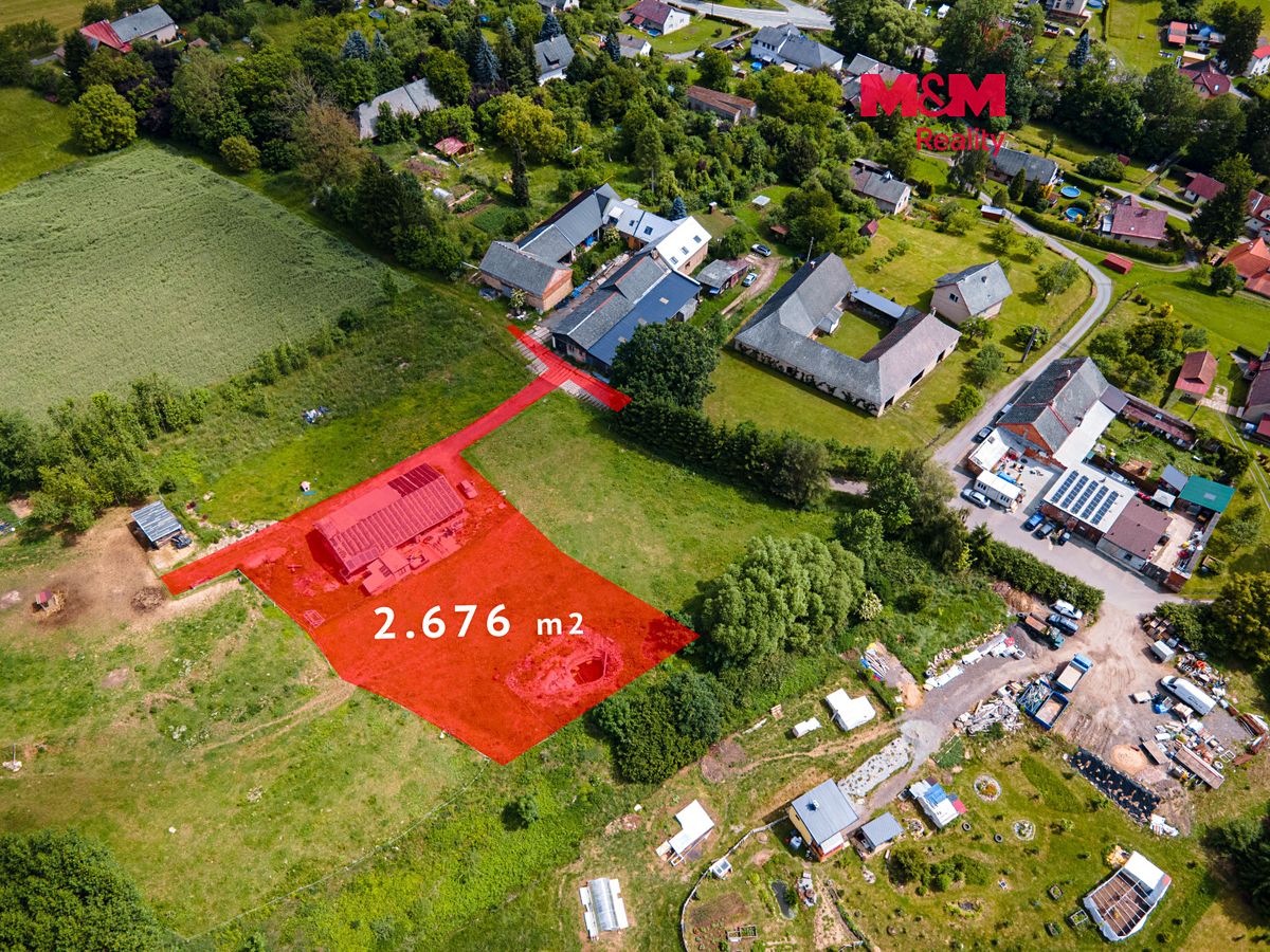 Prodej stavebního pozemku 2676 m²
