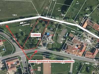 Prodej stavebního pozemku 1585 m²