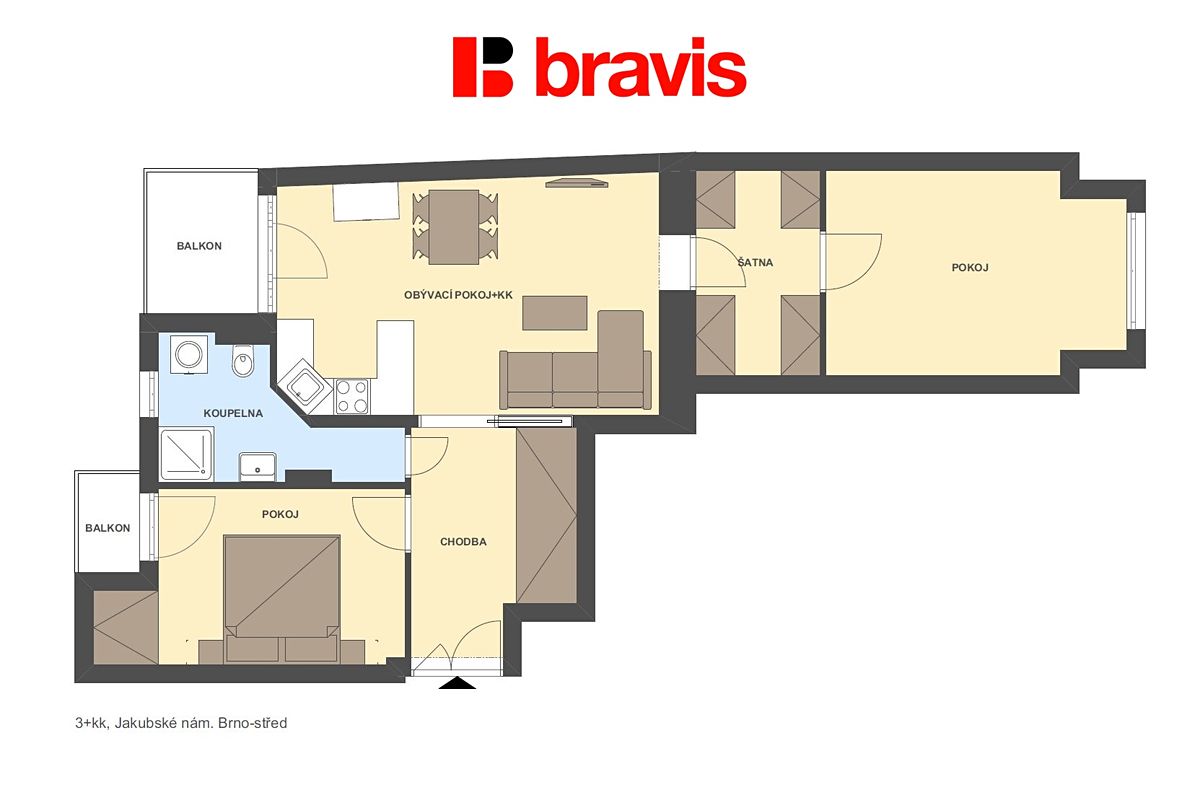 Prodej bytu 3+kk 81 m² – fotografie 5