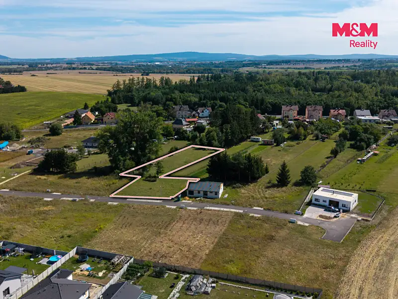 Prodej stavebního pozemku 1509 m², Třebeň – náhled fotky 3