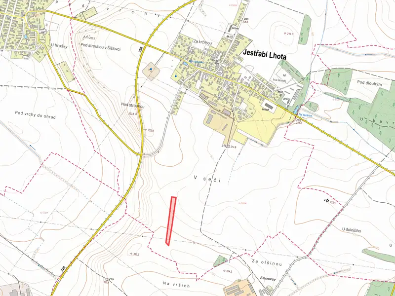 Prodej pole 9855 m², Jestřabí Lhota – náhled fotky 2