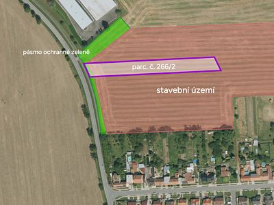 Prodej stavebního pozemku 3741 m²