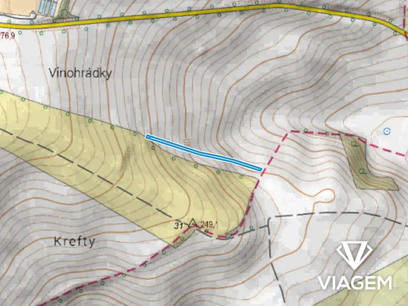 Prodej pole 1312 m², Domanín – náhled fotky 3