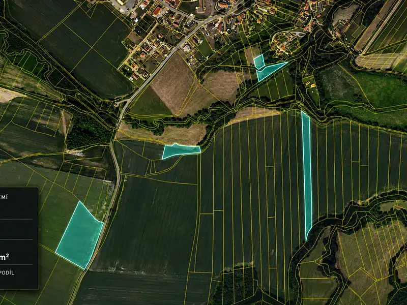 Prodej pole 44451 m², Šebířov – náhled fotky 1