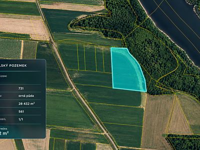 Prodej pole 28432 m²