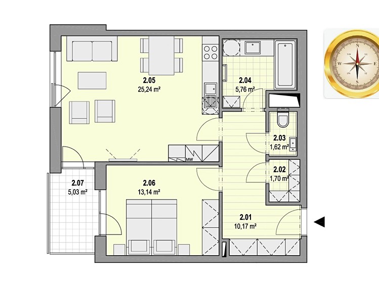 Wohnung 2+kk zur Miete, 58 m² (22 von 22)