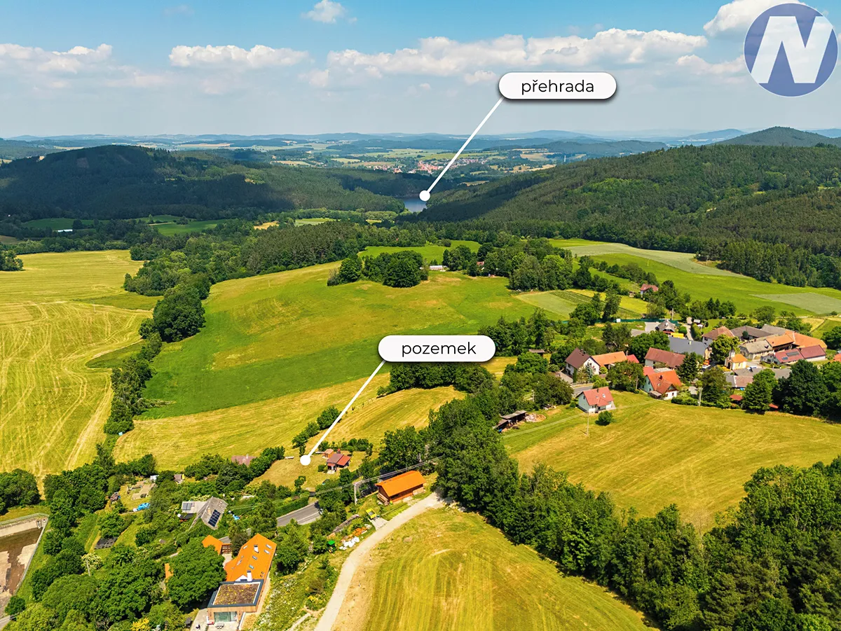 Prodej stavebního pozemku 1224 m²