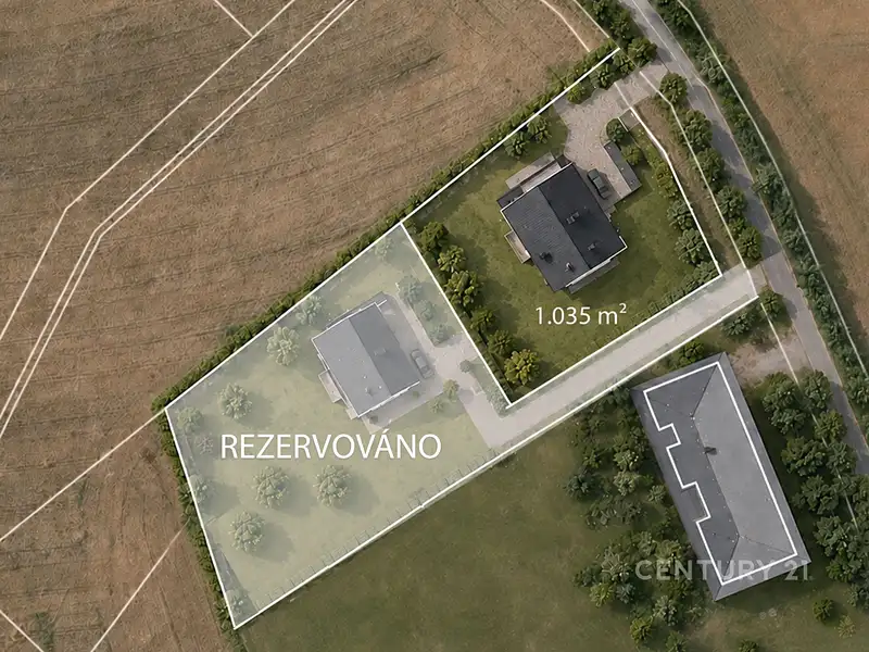 Prodej stavebního pozemku 1035 m², Klatovy – náhled fotky 2