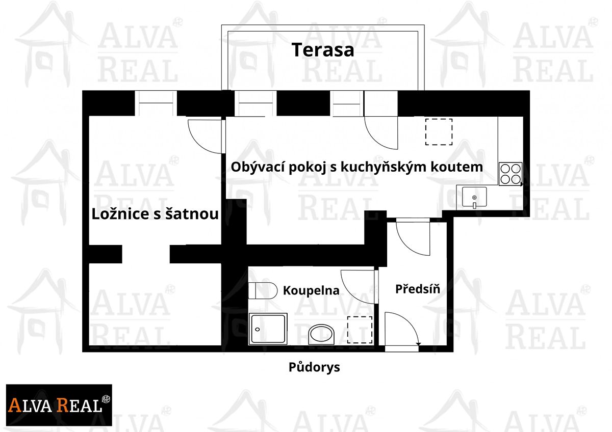 Pronájem bytu 2+kk 53 m² – fotografie 5