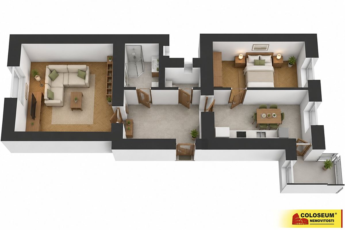 Prodej bytu 2+1 62 m² – fotografie 2