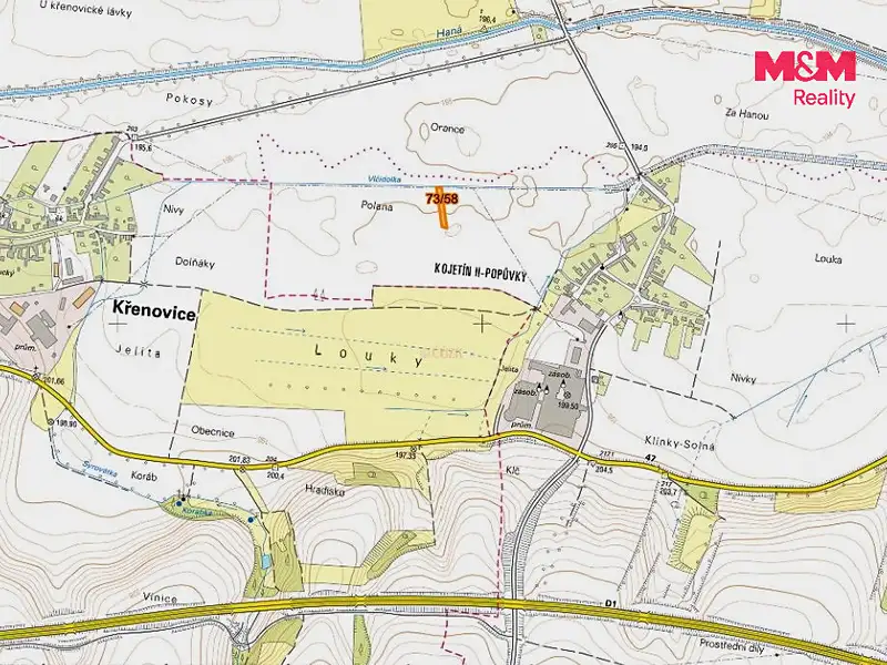 Prodej pole 1917 m², Kojetín – náhled fotky 2