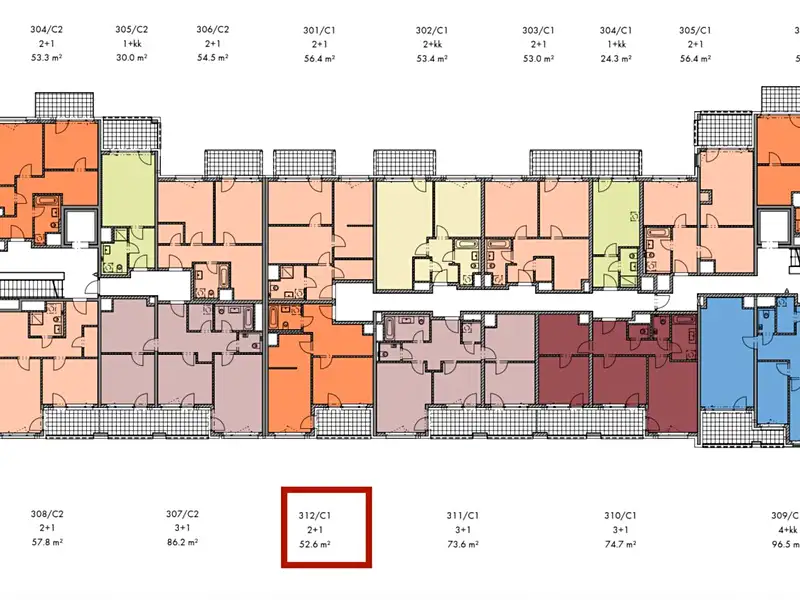 Prodej bytu 2+1 52 m², Praha – náhled fotky 3