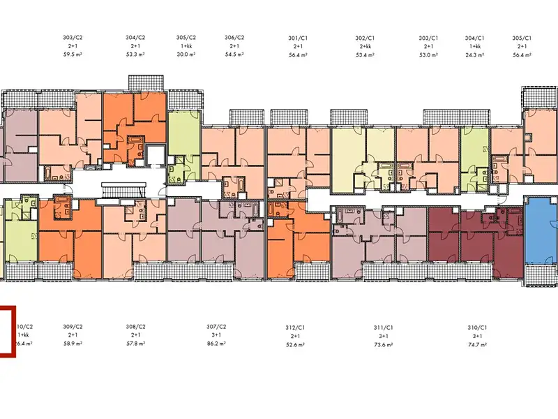 Prodej bytu 2+kk 43 m², Praha – náhled fotky 3