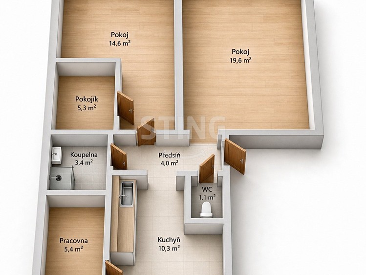 Квартира 2+1 на продаж, 67 м² (30 з 30)