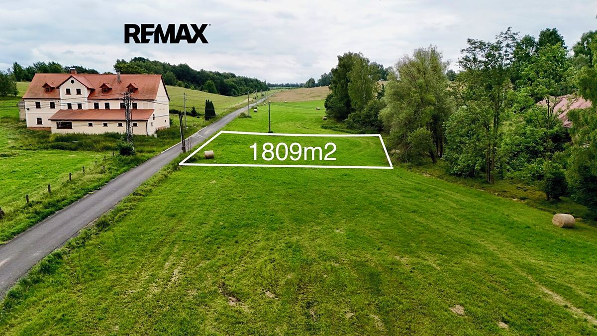Prodej stavebního pozemku 1809 m² – fotografie 4