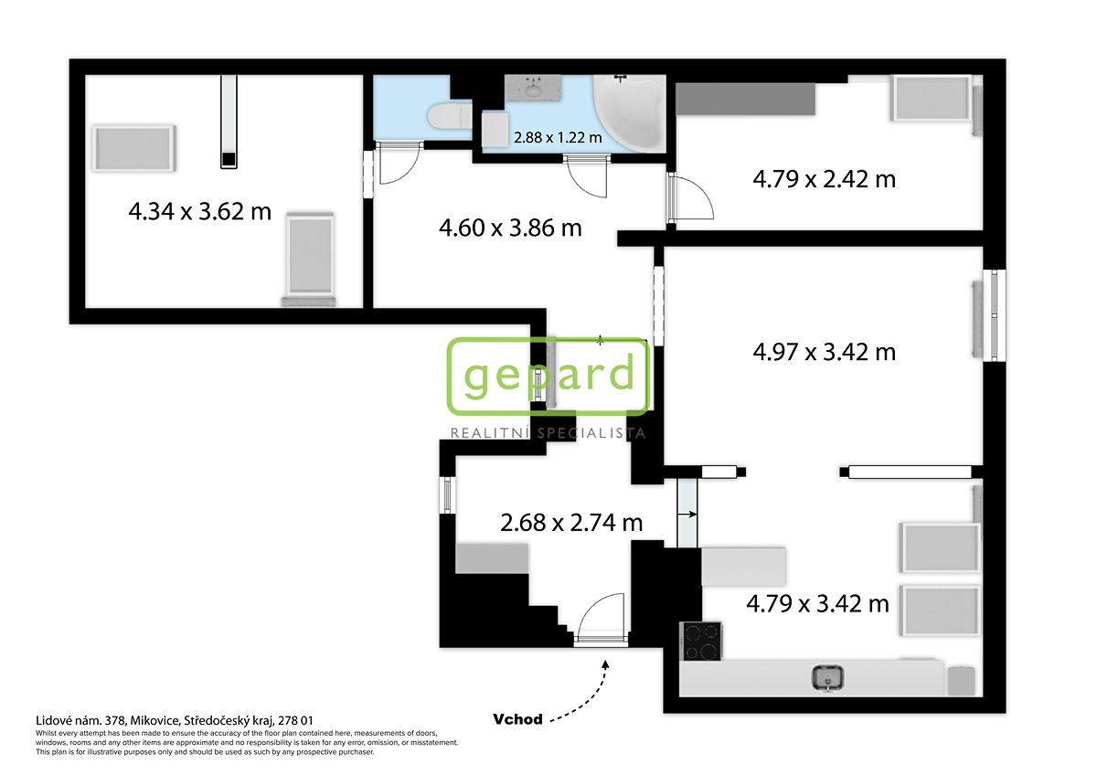 Prodej bytu 3+1 90 m² – fotografie 2