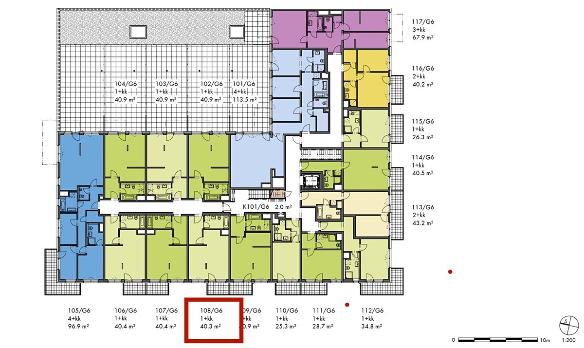 Prodej bytu 1+kk 40 m² – fotografie 3