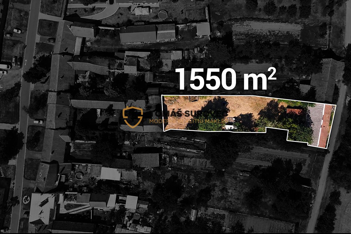 Prodej stavebního pozemku 1550 m²